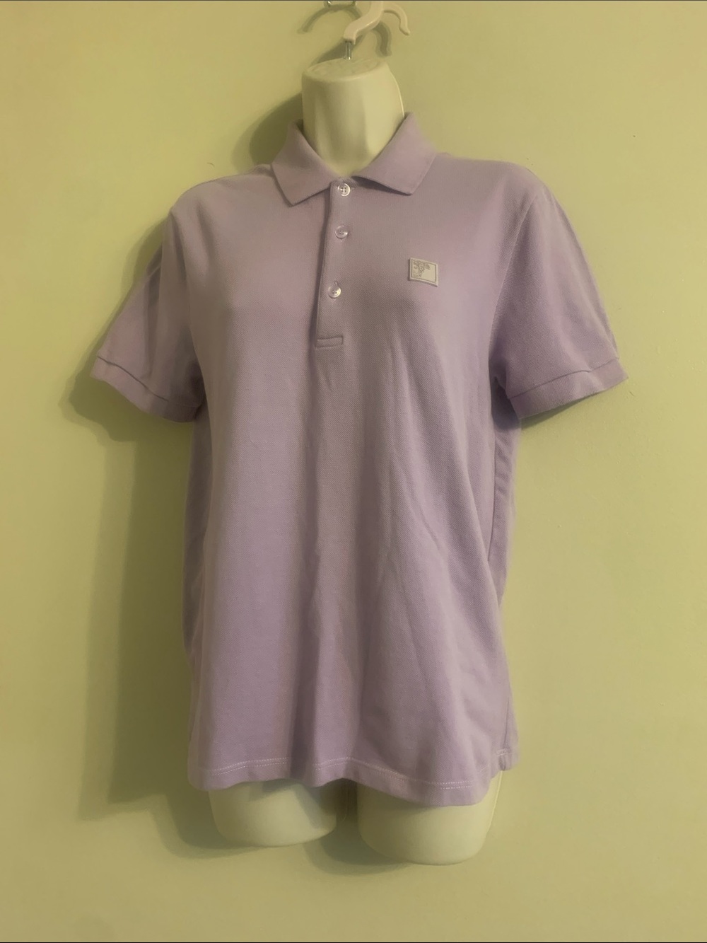 Versace collection  Lavender Polo Shirt small